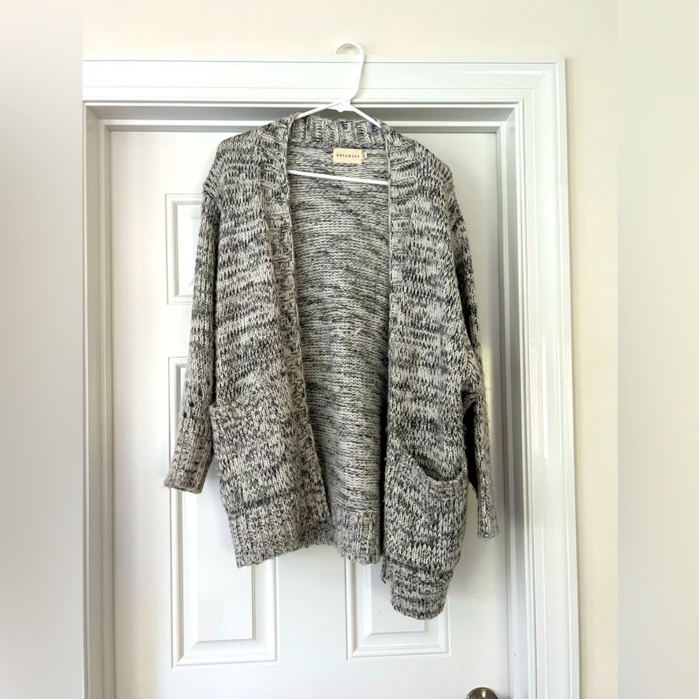 Women’s grey cardigan